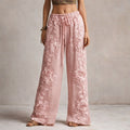 Avery – Floral Wide-Leg Pants | Lightweight Vacation Style for Everyday Comfort