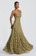 Celine – Spaghetti Strap Evening Gown | Elegant Maxi Dress for Formal Occasions